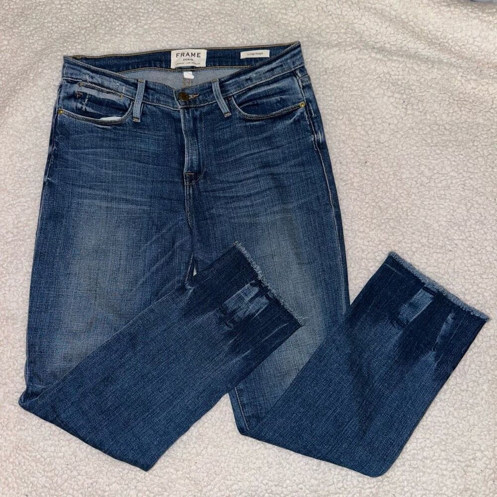 Frame Women’s Le High Straight Merriview Jeans Size 26